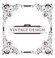 vintage frame vector image vector image