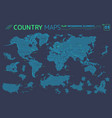 america asia africa europe australia mexico vector image vector image