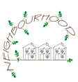 neighbourhood vector image vector image