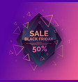 original sale poster for black friday sale vector image