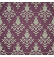 seamless floral wallpaper vector image