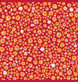 seamless floral summer background meadow vector image