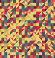 vintage red and brown pattern vector image vector image