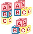 Abc blocks Royalty Free Vector Image - VectorStock