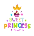 fashion girlish vector image vector image