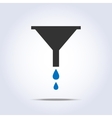 funnel icon vector image vector image
