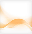 abstract orange wave background vector image