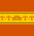 mayan aztec totem national hispanic heritage month vector image vector image
