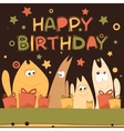 birthday card vector image vector image