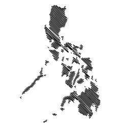 Philippines map Royalty Free Vector Image - VectorStock