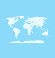 world map infographic layout globe vector image