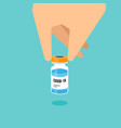 vaccination covid-19 concept decorative vector image