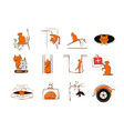 design for pet rescue service vector image