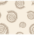 seamless pattern of silhouettes textured drawn vector image vector image