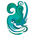 abstract bird paradise vector image