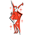 pin up she devil vector image