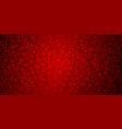 background big and small hearts vector image