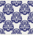 robot skull with gears seamless pattern vector image