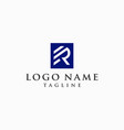 unique and professional letter logo vector image vector image