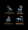aries goat ram vector image
