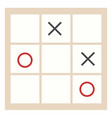 tic tac toe flat vector image vector image