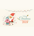 happy holidays warm wishes creative hand drawn vector image vector image