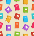 seamless pattern of books for education vector image