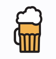 beer simple3 vector image vector image