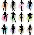 female icons vector image vector image