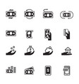 simple icon money vector image