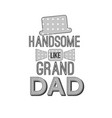 isolated grandparents day quotes on the white vector image vector image