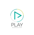 minimal line design logo vector image