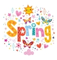 spring vector image