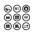 book concept icons vector image
