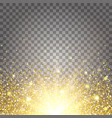 gold dust glitter for design vector image