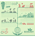 environment ecology infographic elements vector image