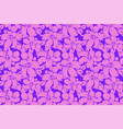 floral pattern seamless background foliage vector image