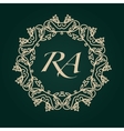 luxury logos template flourishes calligraphic vector image vector image