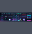 big collection infographic template elements vector image vector image