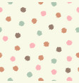 polka dot seamless pattern vector image