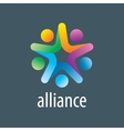 logo alliance vector image