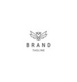 owl logo vector image