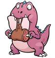 dinosaur vector image