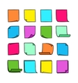 sticky notes collection-01 vector image