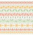 tribal striped seamless pattern vector image