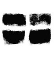 brush stroke paint boxes set vector image vector image