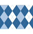 blue argyle seamless pattern vector image