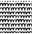 bold wave hand drawn lines seamless pattern vector image