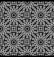 seamless geometric pattern in arabic style black vector image