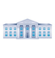 museum building exterior vector image vector image